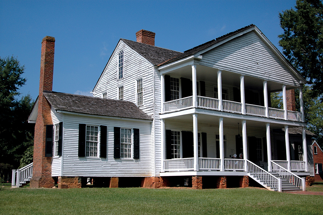 The Patriot filming location: Homestead House, Historic Brattonsville, South Carolina